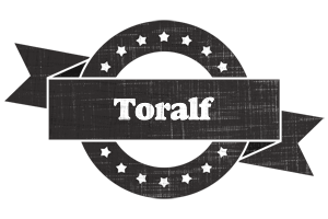 Toralf grunge logo