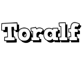 Toralf snowing logo