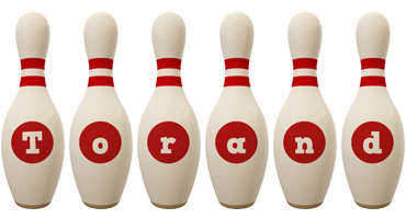 Torand bowling-pin logo