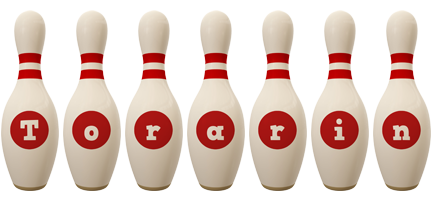Torarin bowling-pin logo