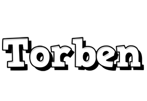 Torben snowing logo