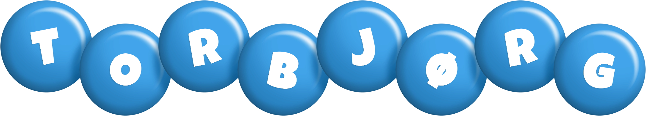 Torbjørg candy-blue logo