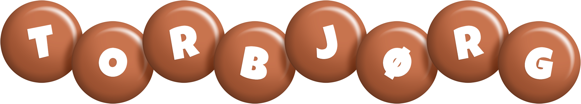 Torbjørg candy-brown logo