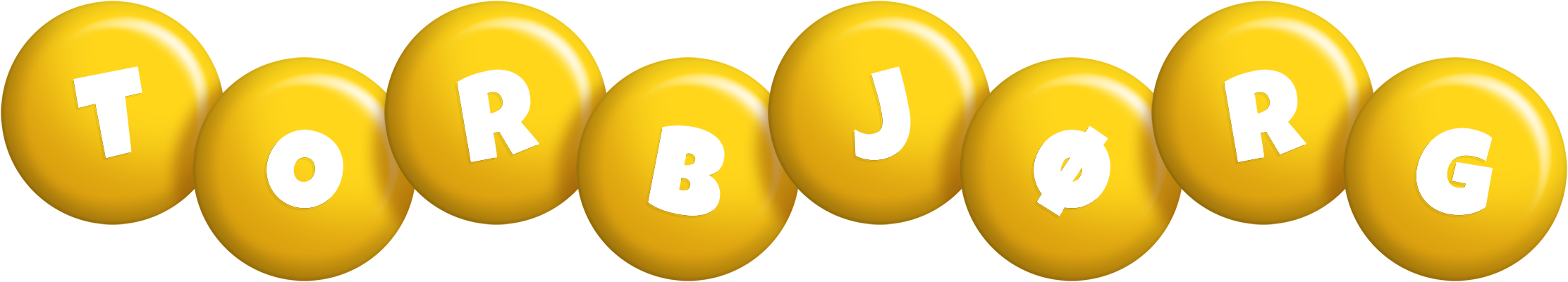 Torbjørg candy-yellow logo