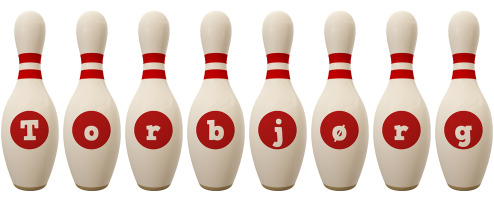 Torbjørg bowling-pin logo