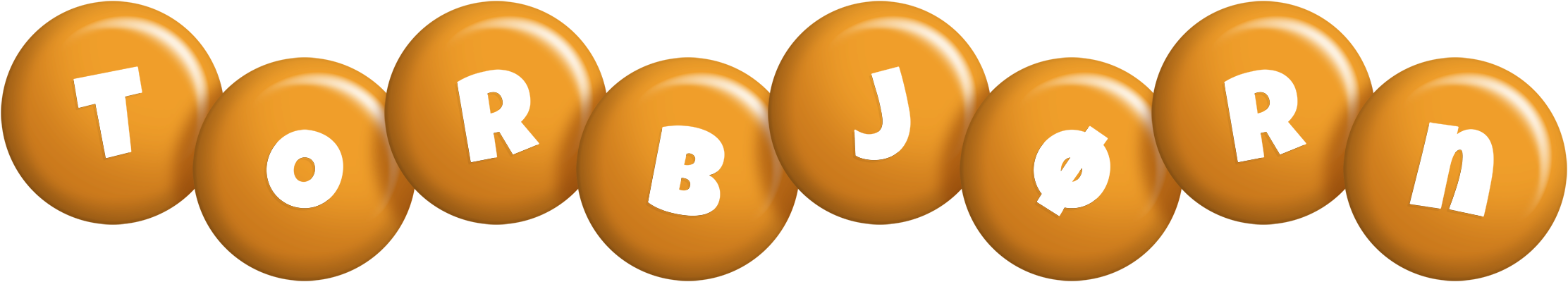 Torbjørn candy-orange logo