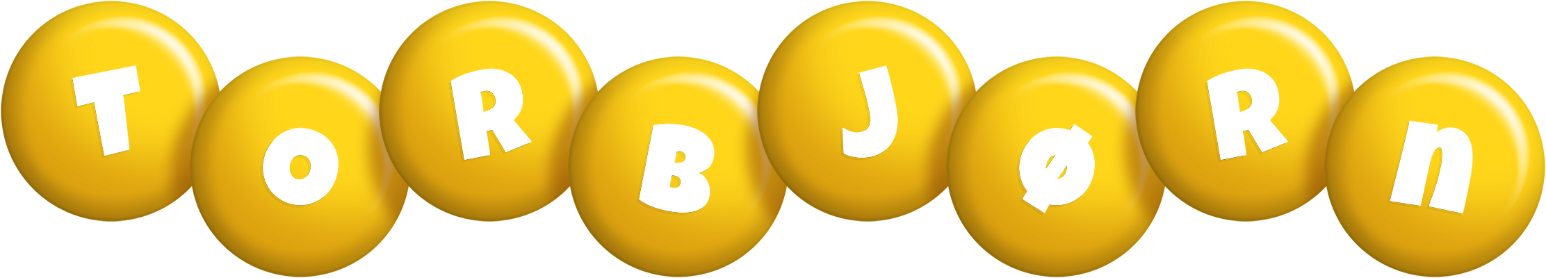Torbjørn candy-yellow logo