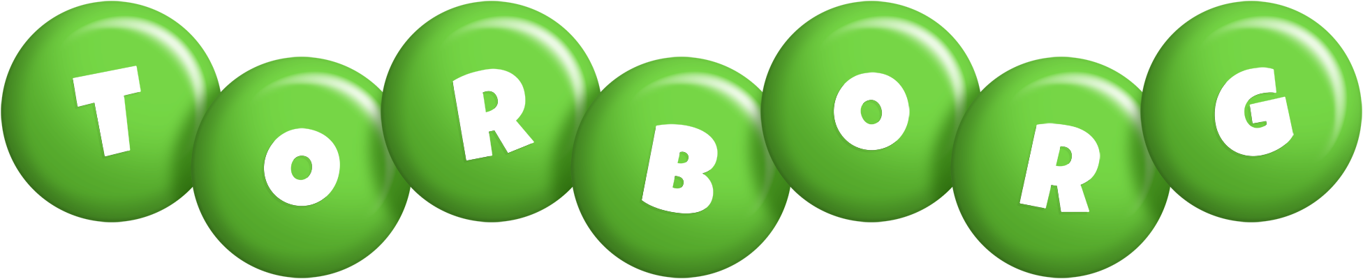Torborg candy-green logo