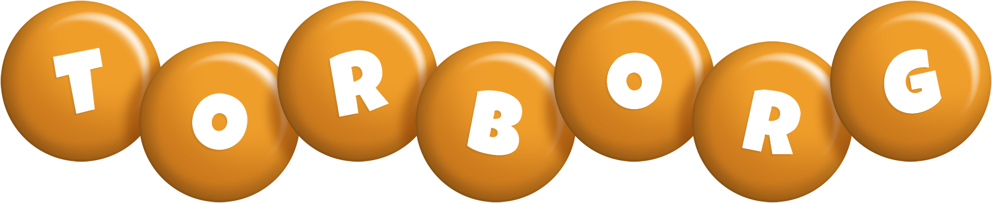 Torborg candy-orange logo