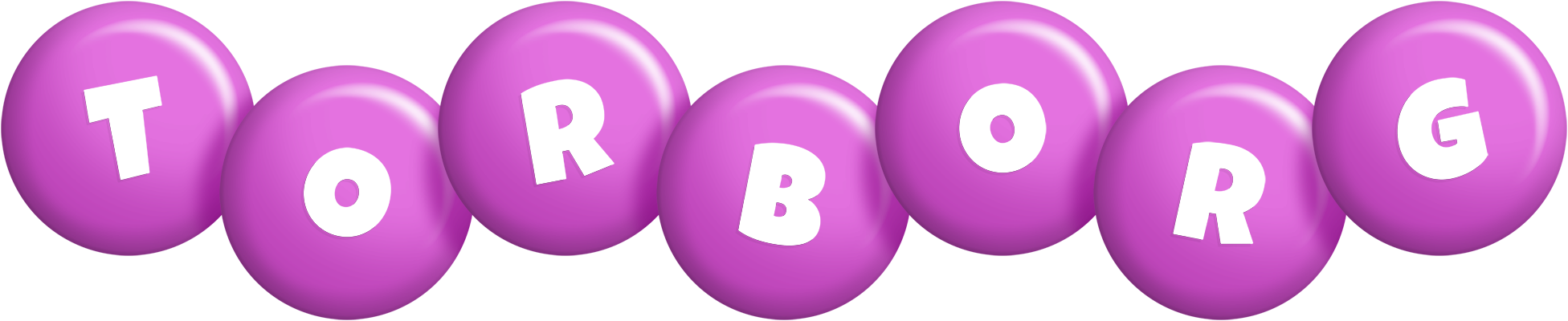 Torborg candy-purple logo