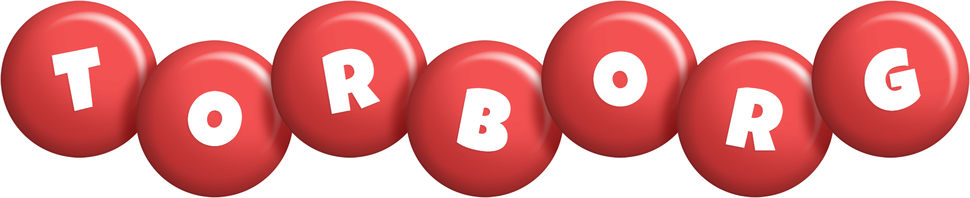 Torborg candy-red logo