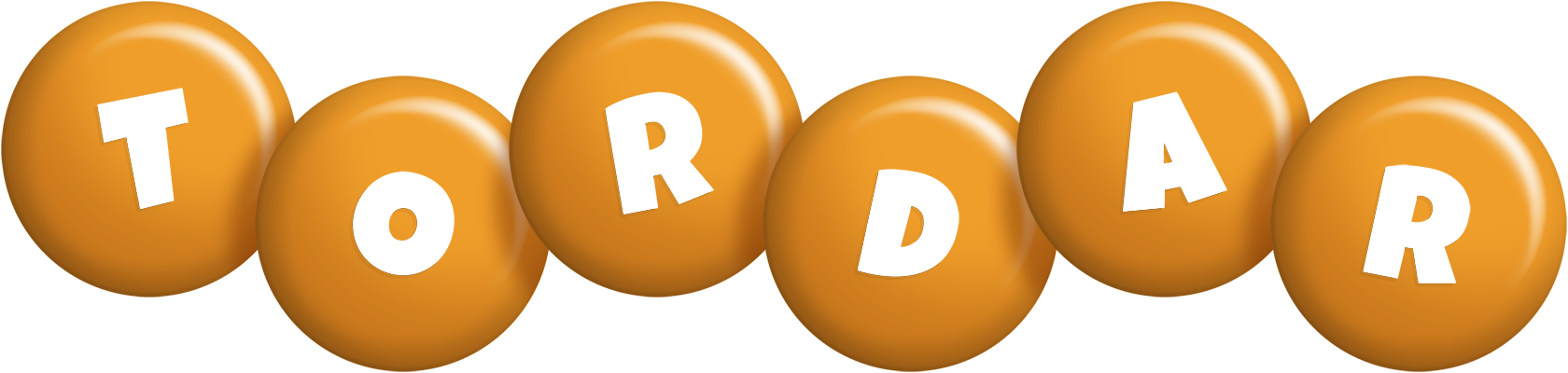 Tordar candy-orange logo