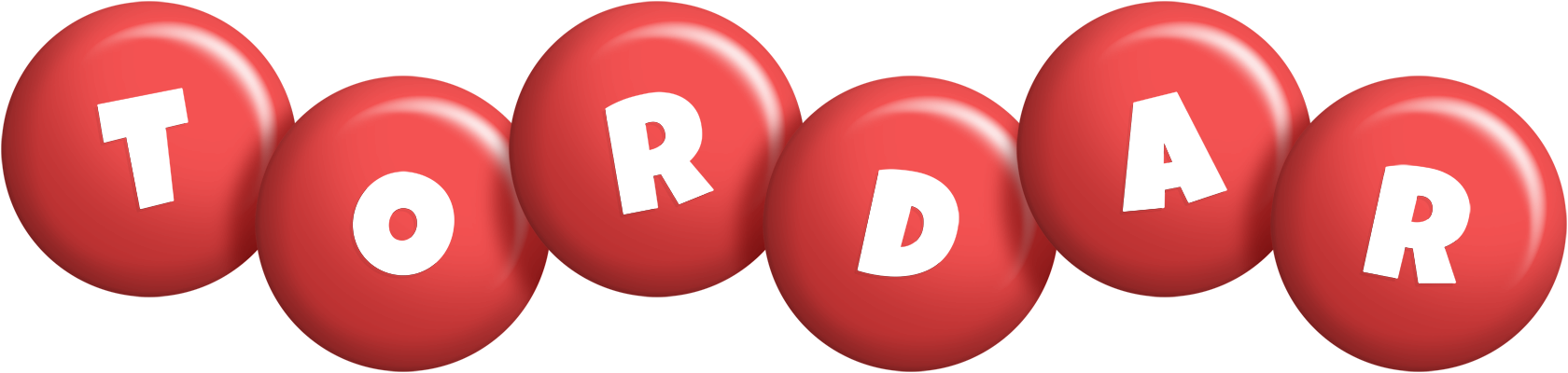 Tordar candy-red logo