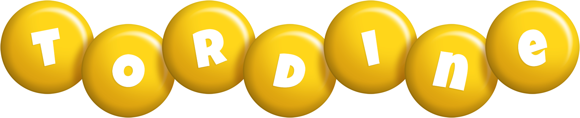 Tordine candy-yellow logo