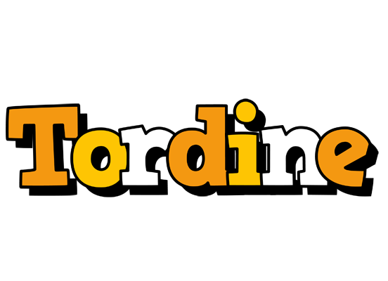 Tordine cartoon logo