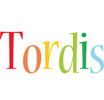 Tordis birthday logo
