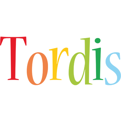 Tordis birthday logo