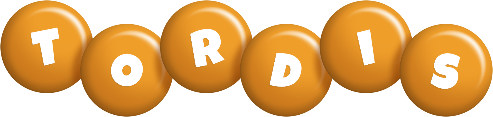 Tordis candy-orange logo
