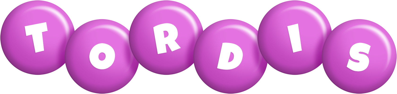 Tordis candy-purple logo