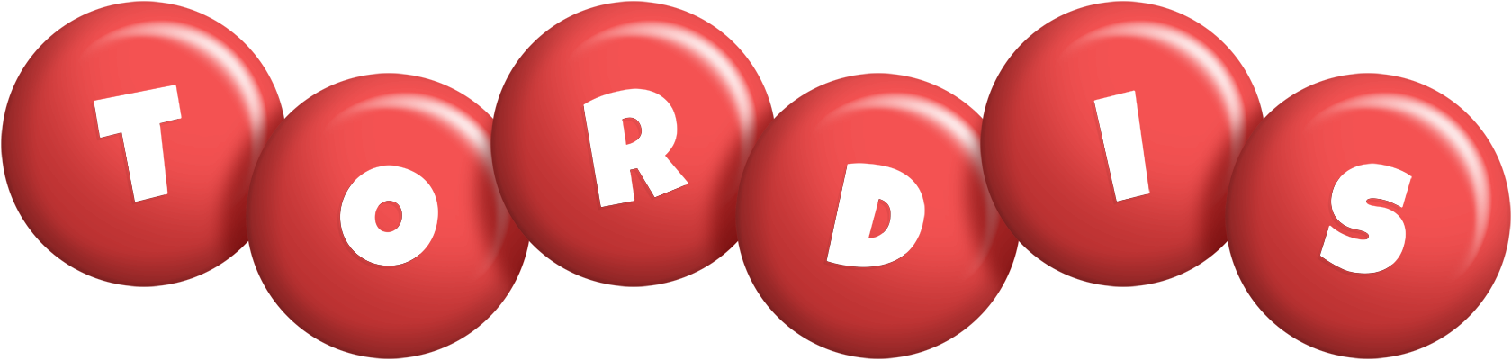 Tordis candy-red logo