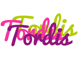 Tordis flowers logo