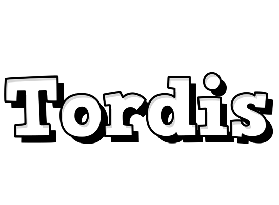 Tordis snowing logo