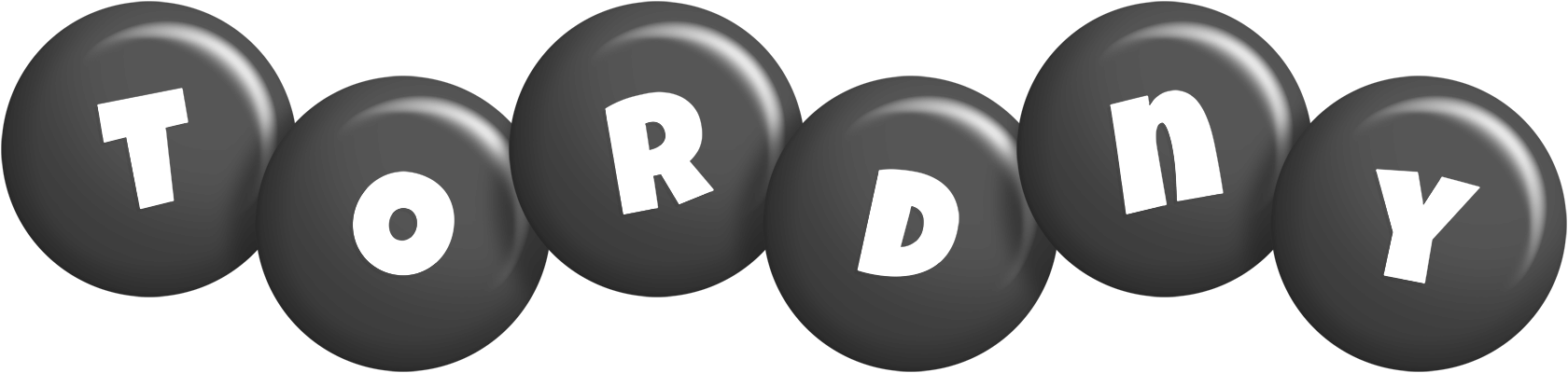 Tordny candy-black logo
