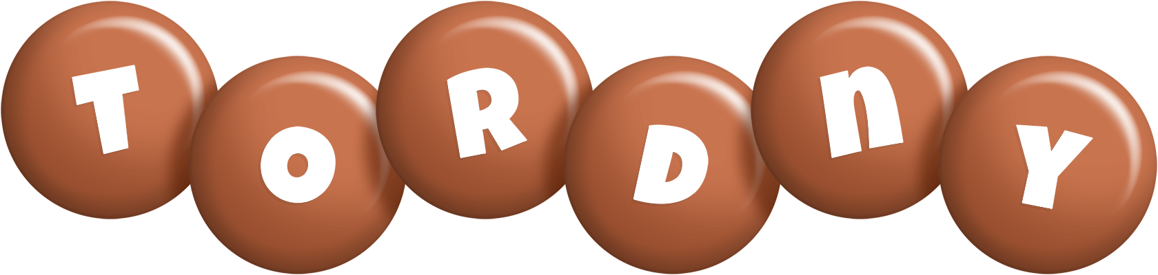 Tordny candy-brown logo