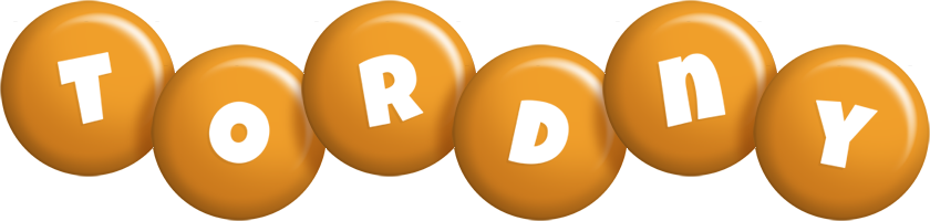 Tordny candy-orange logo