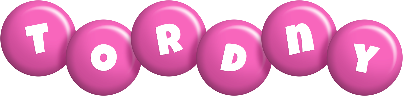 Tordny candy-pink logo