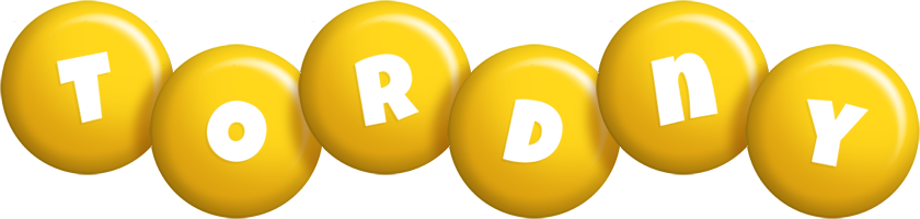 Tordny candy-yellow logo