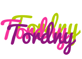 Tordny flowers logo