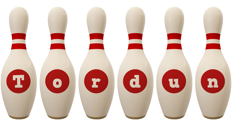 Tordun bowling-pin logo