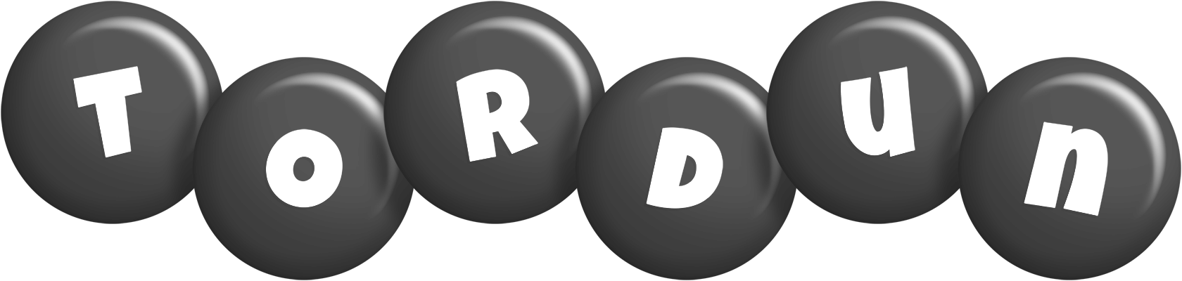 Tordun candy-black logo