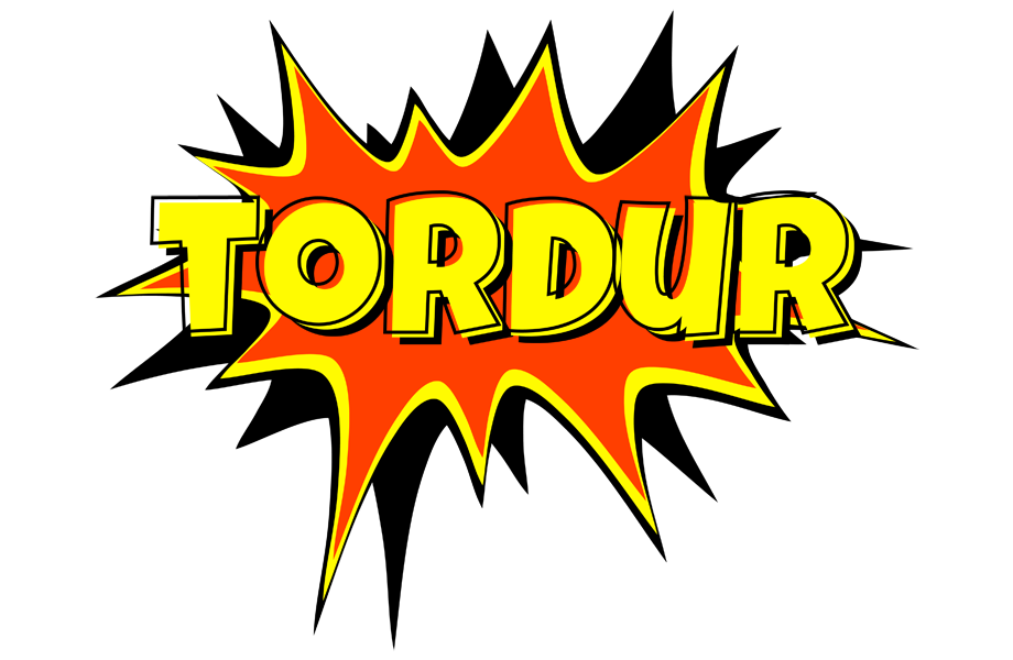 Tordur bazinga logo