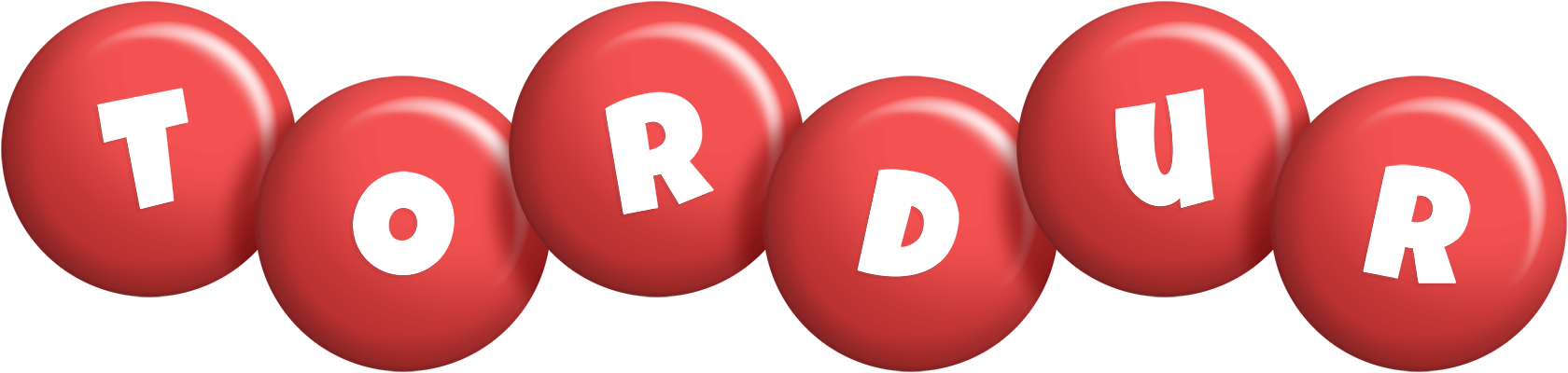 Tordur candy-red logo