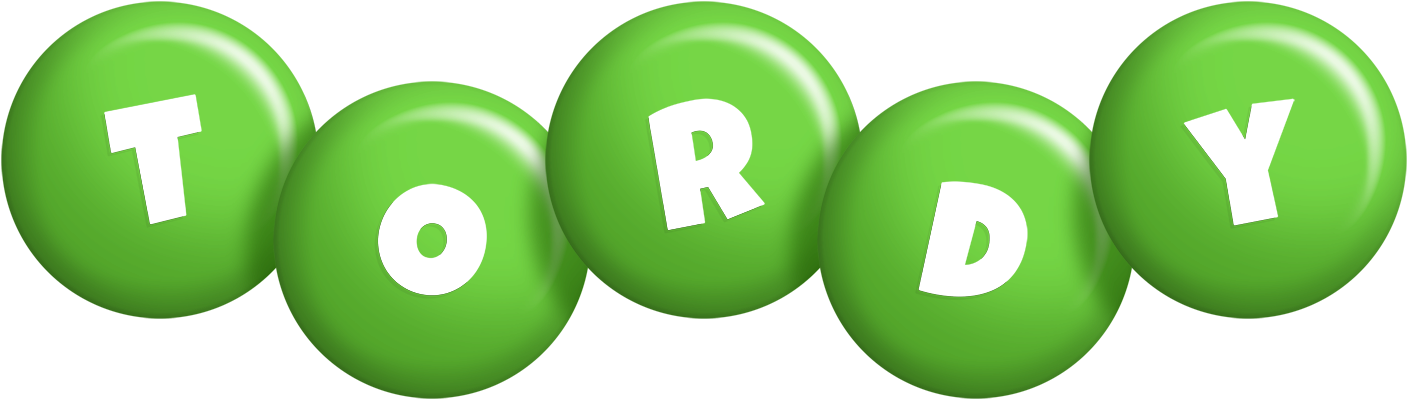 Tordy candy-green logo