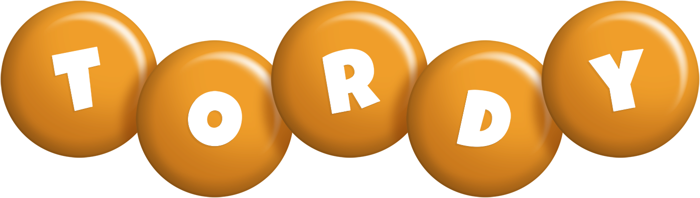 Tordy candy-orange logo