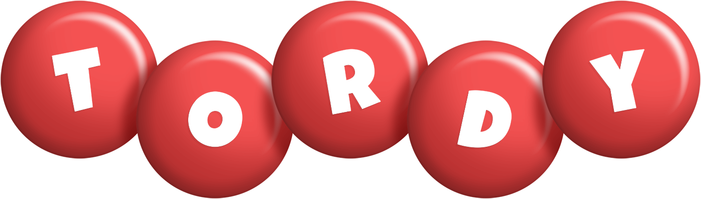 Tordy candy-red logo