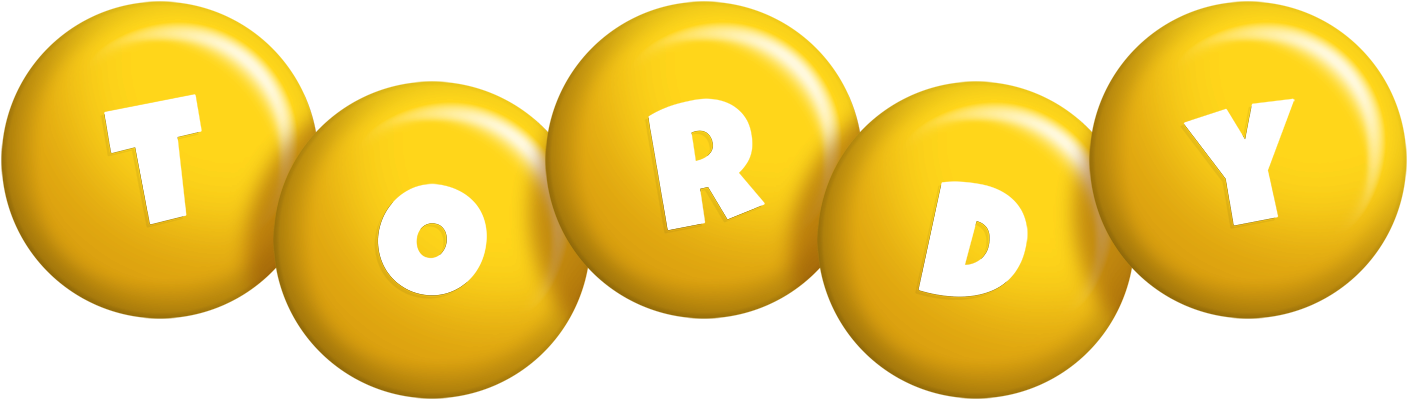 Tordy candy-yellow logo