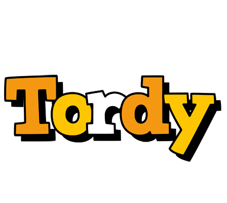 Tordy cartoon logo