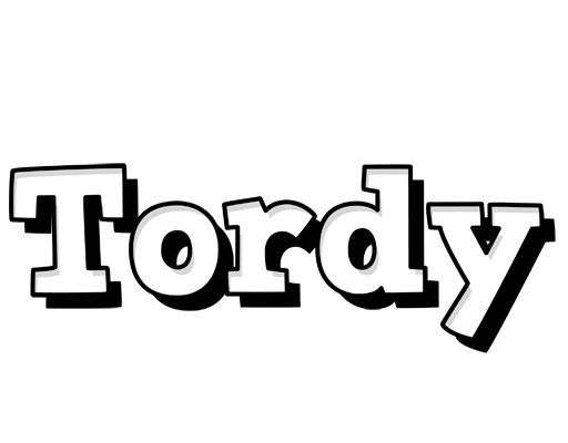 Tordy snowing logo