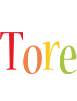 Tore birthday logo