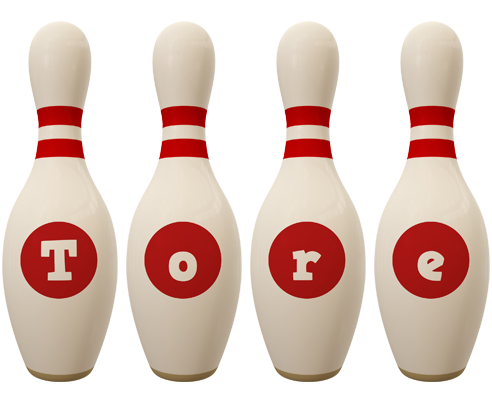 Tore bowling-pin logo