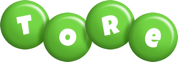 Tore candy-green logo