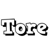 Tore snowing logo