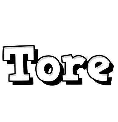 Tore snowing logo
