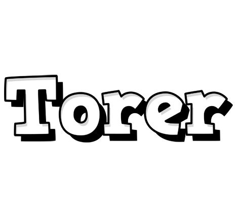 Torer snowing logo