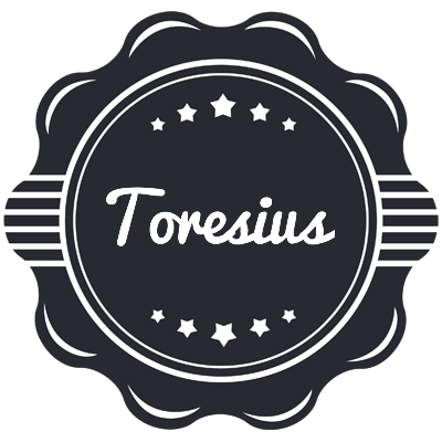 Toresius badge logo