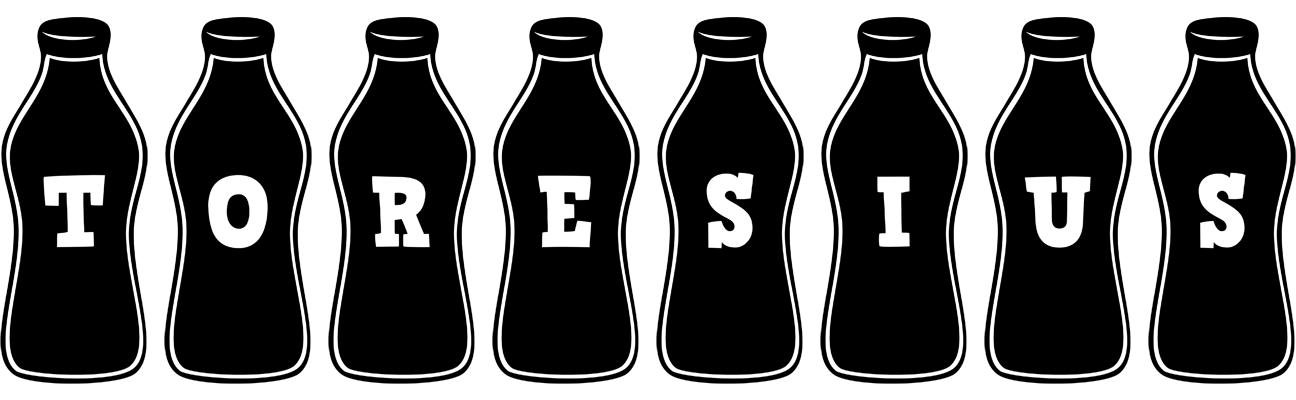Toresius bottle logo